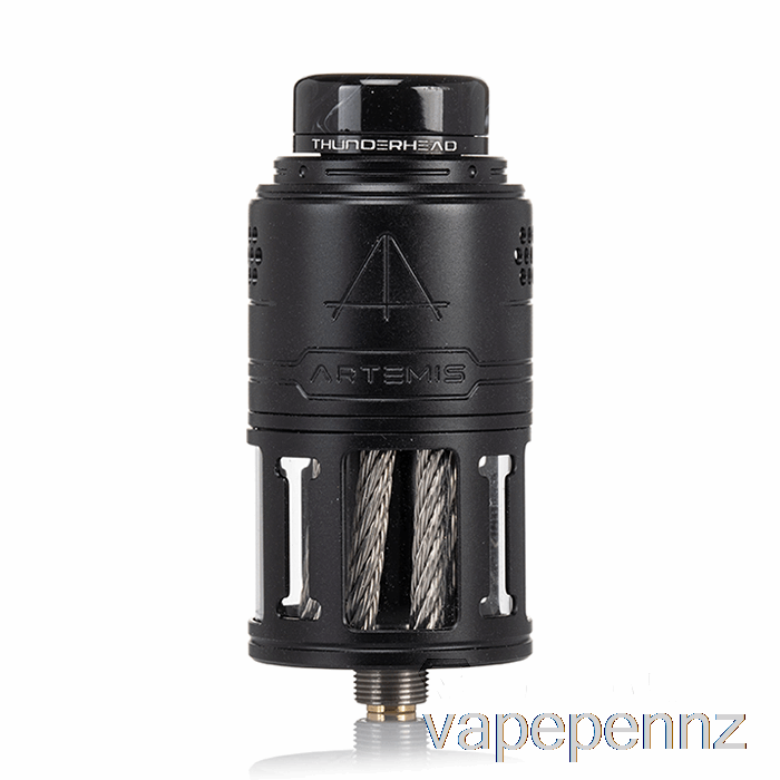 Thunderhead Creations Artemis V2 Top Coiler 25mm RDTA Matte Black VAPE NZ